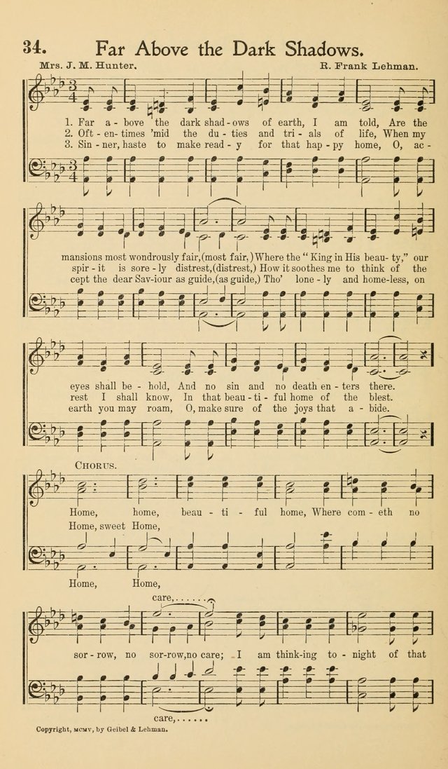 Hymns of the Kingdom: for use in religious meetings page 34