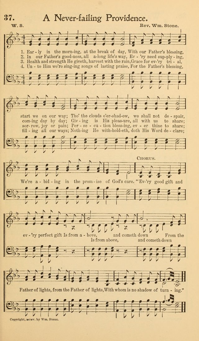 Hymns of the Kingdom: for use in religious meetings page 37