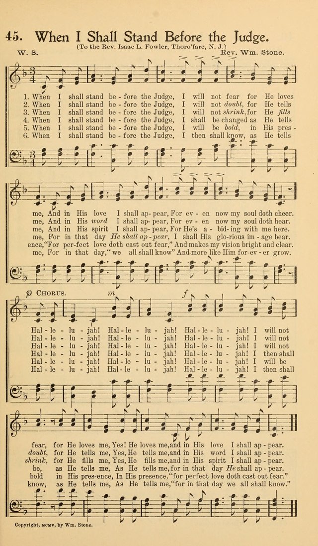 Hymns of the Kingdom: for use in religious meetings page 45