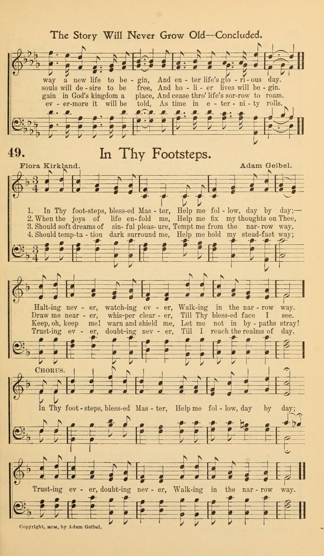 Hymns of the Kingdom: for use in religious meetings page 49