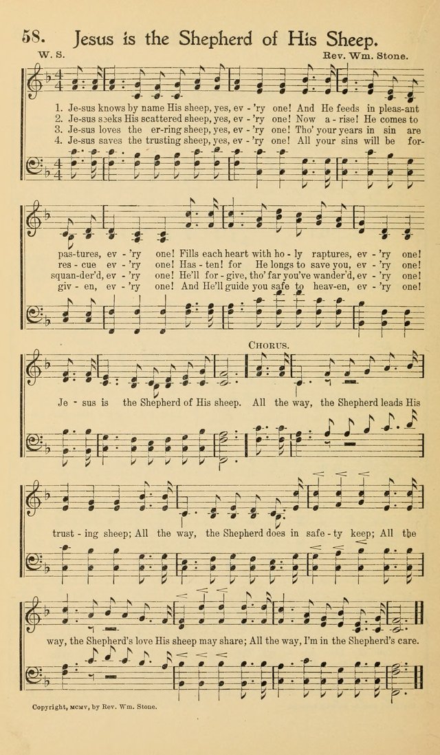 Hymns of the Kingdom: for use in religious meetings page 58