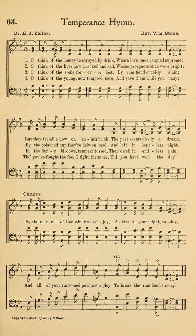 Hymns of the Kingdom: for use in religious meetings page 63