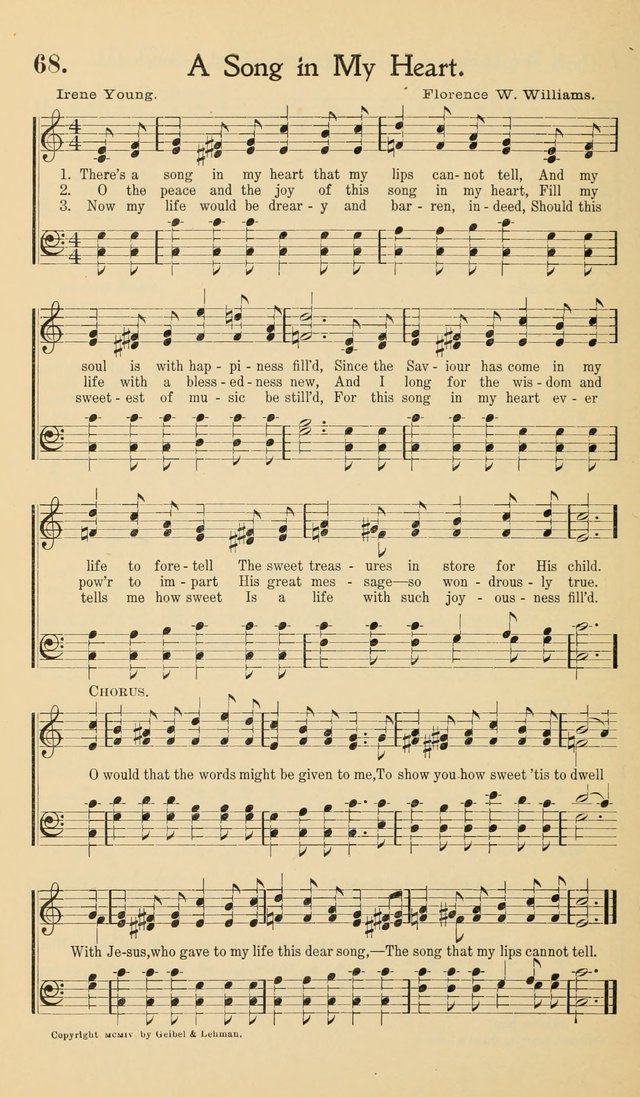 Hymns of the Kingdom: for use in religious meetings page 68