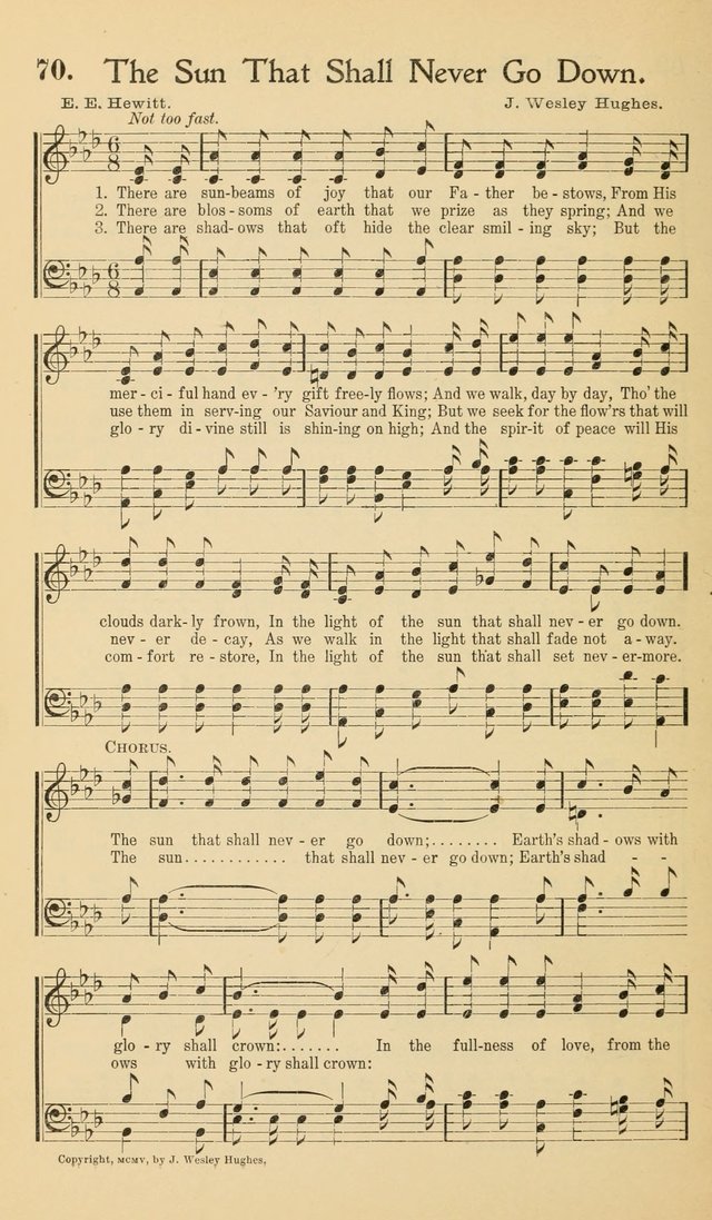 Hymns of the Kingdom: for use in religious meetings page 70