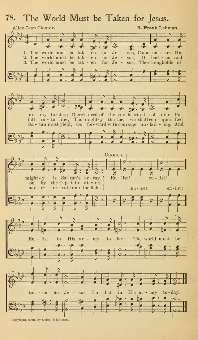 Hymns of the Kingdom: for use in religious meetings page 78