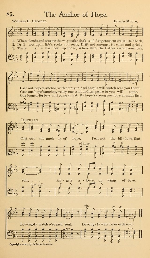 Hymns of the Kingdom: for use in religious meetings page 85