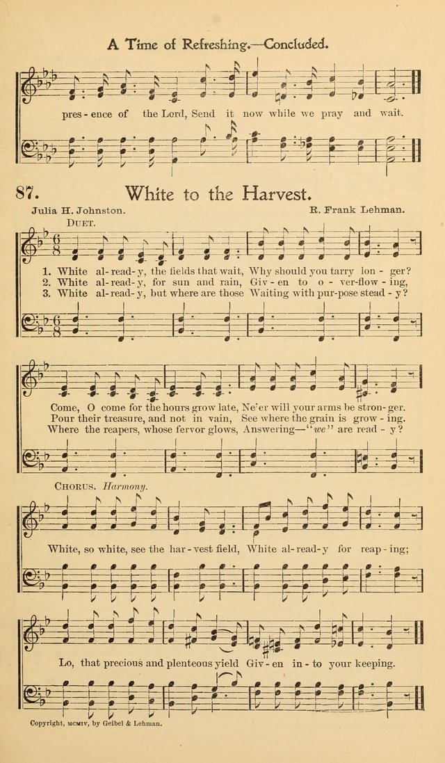 Hymns of the Kingdom: for use in religious meetings page 87