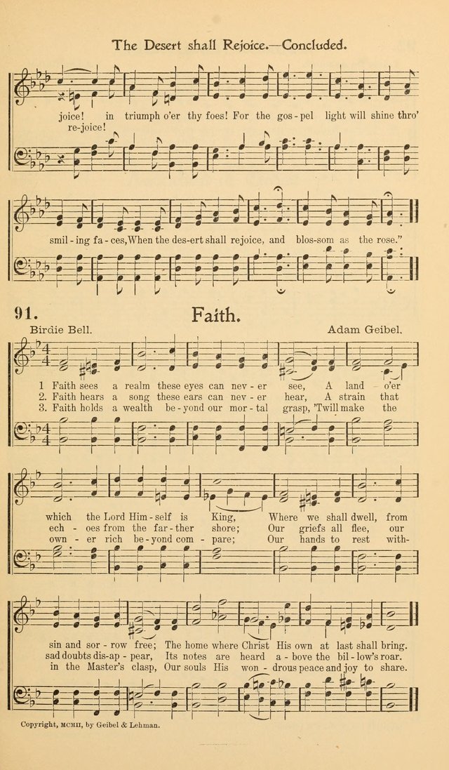 Hymns of the Kingdom: for use in religious meetings page 91