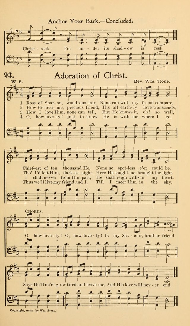 Hymns of the Kingdom: for use in religious meetings page 93
