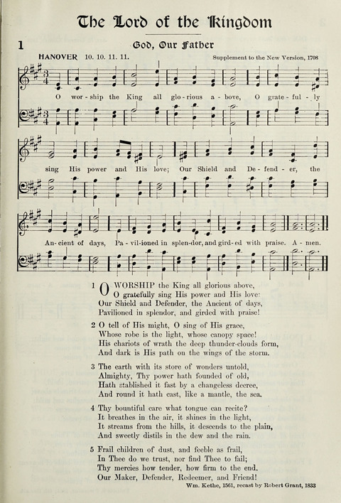Hymns of the Kingdom of God page 1