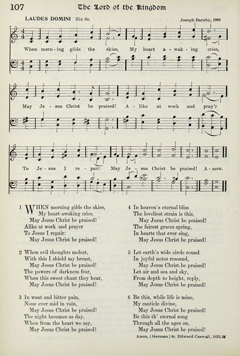 Hymns of the Kingdom of God page 106