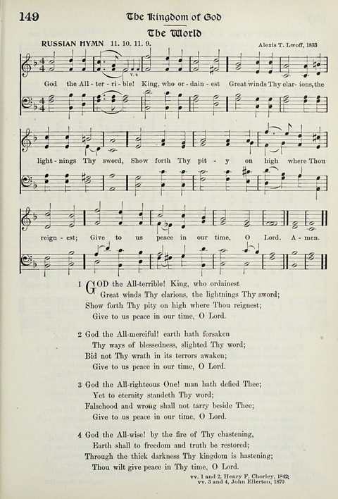 Hymns of the Kingdom of God page 149