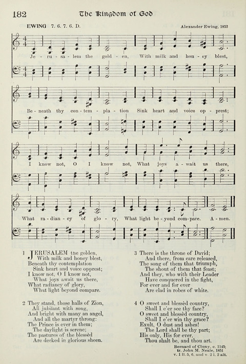 Hymns of the Kingdom of God page 182