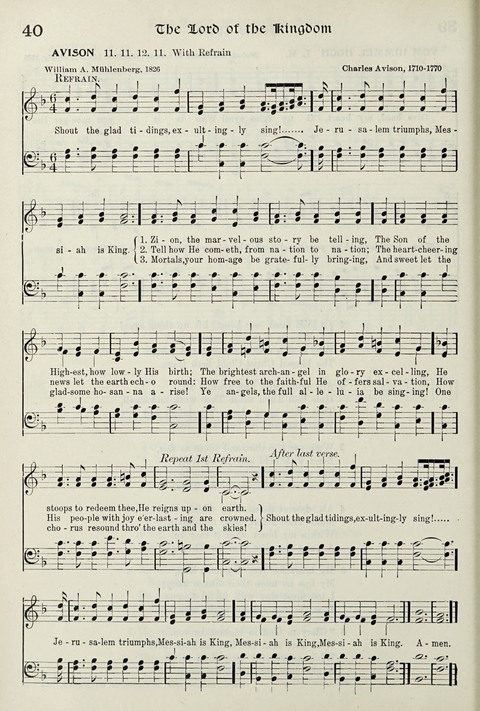 Hymns of the Kingdom of God page 40