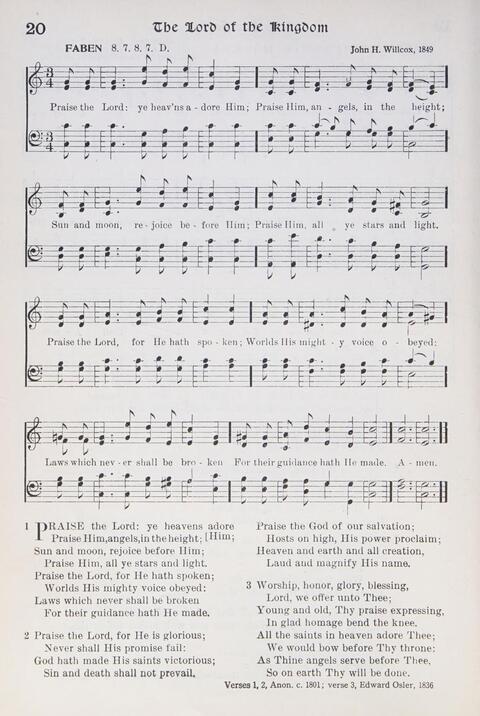 Hymns of the Kingdom of God page 20