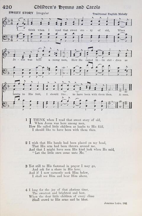 Hymns of the Kingdom of God page 419