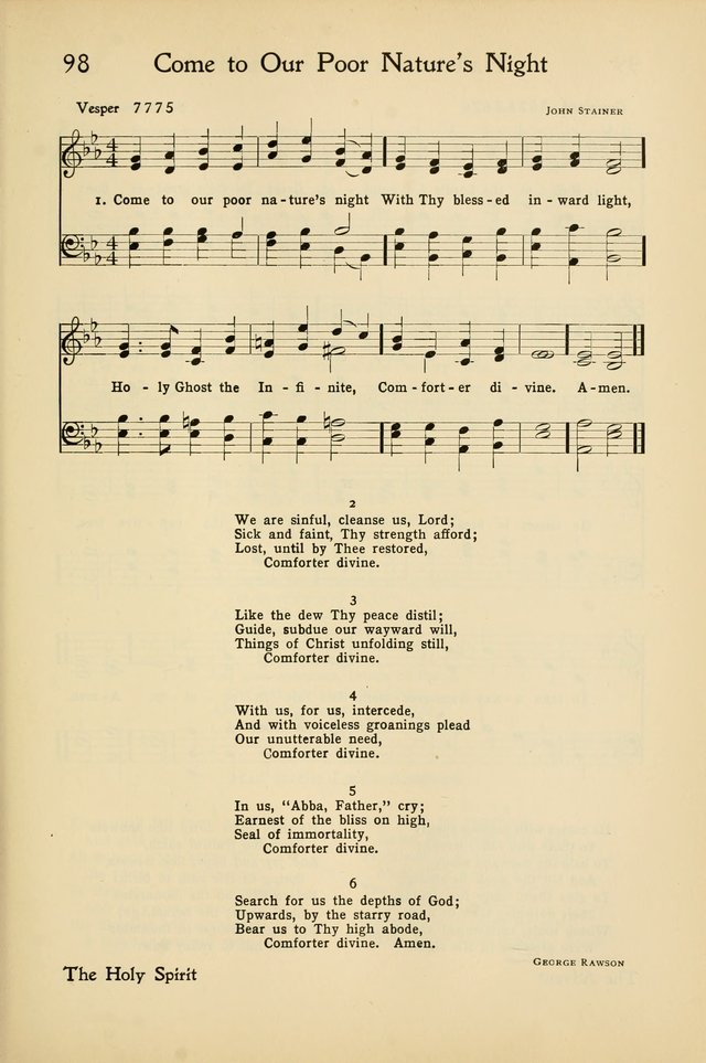 Hymns of the Living Church page 112