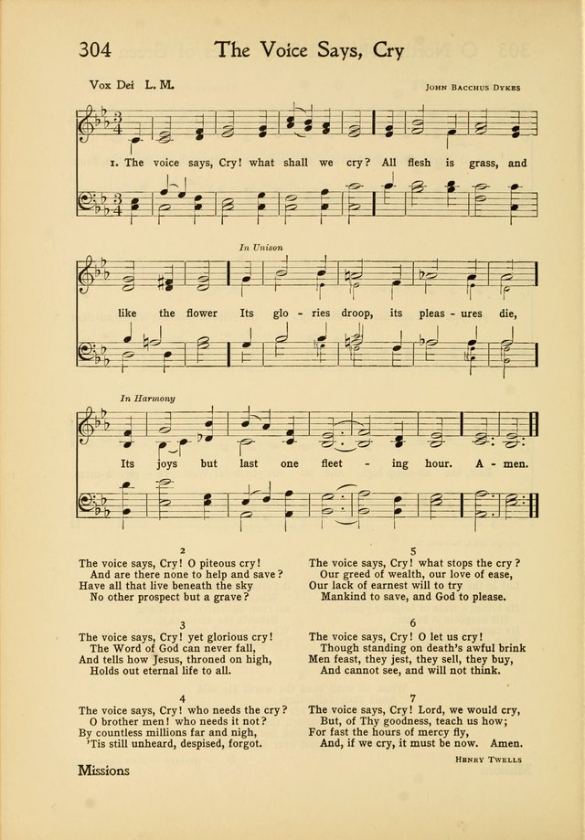 Hymns of the Living Church page 329