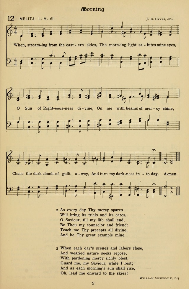 The Hymnal of Praise page 10