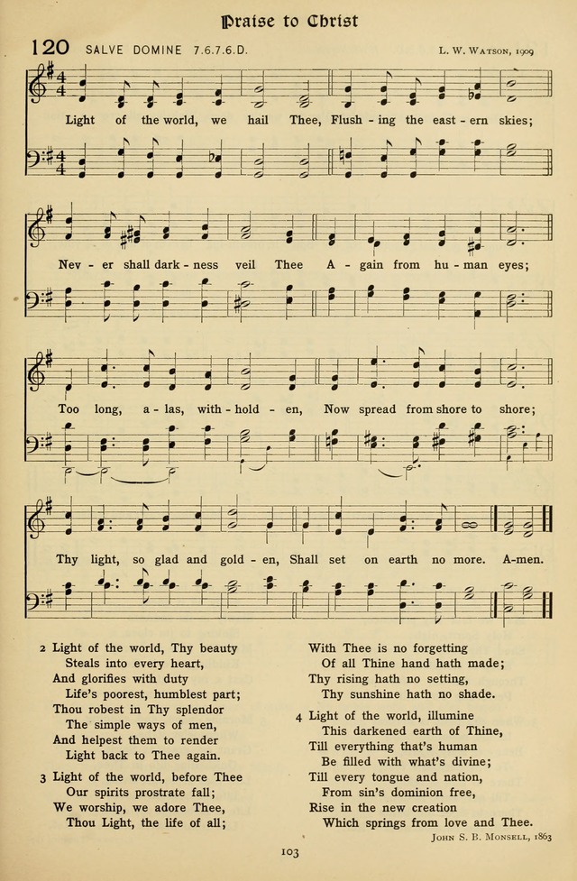 The Hymnal of Praise page 104
