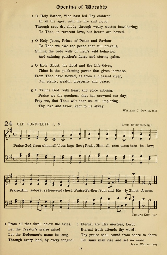 The Hymnal of Praise page 22