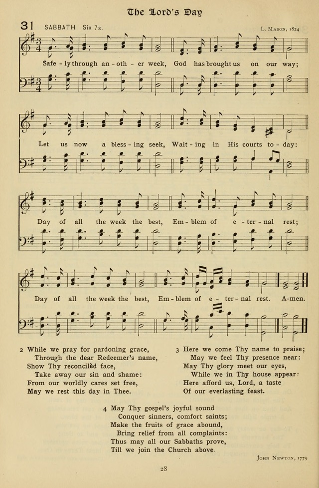The Hymnal of Praise page 29