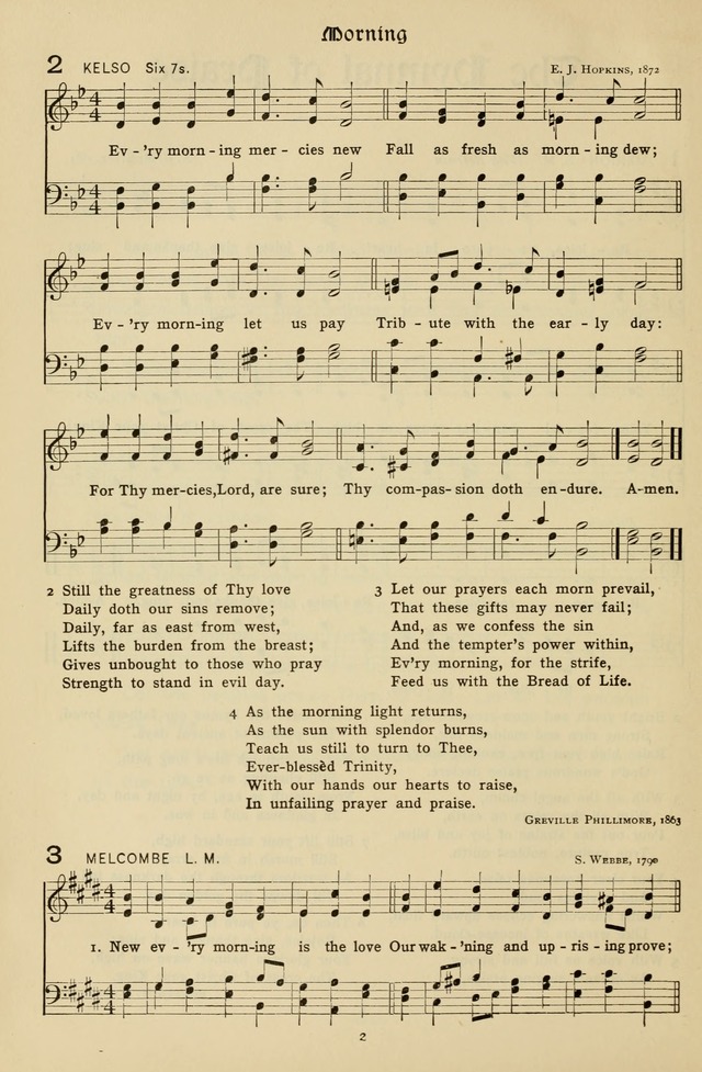 The Hymnal of Praise page 3
