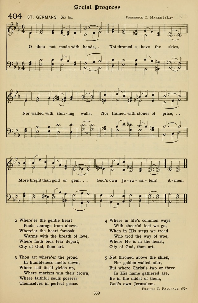 The Hymnal of Praise page 340
