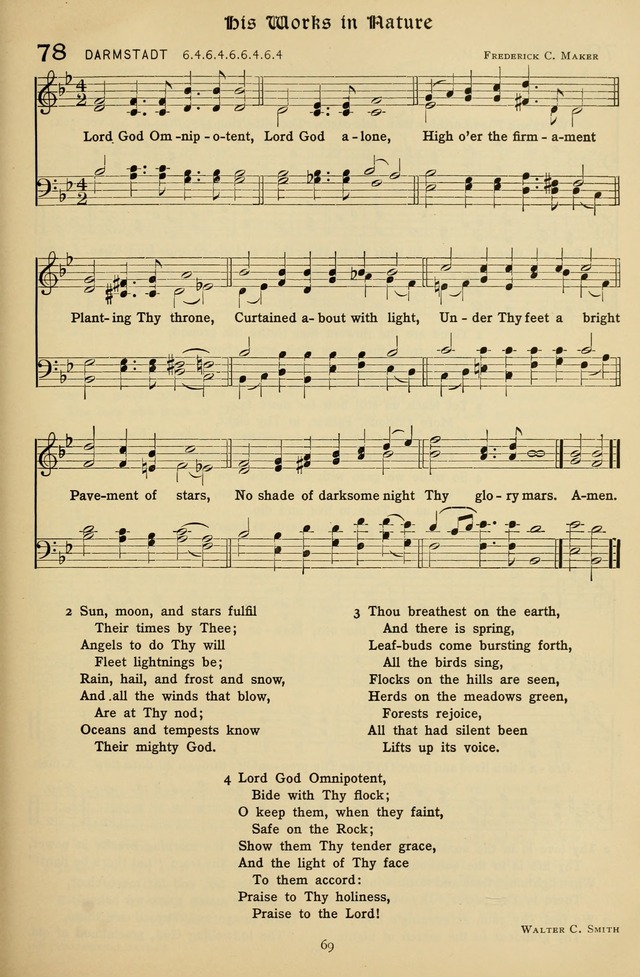 The Hymnal of Praise page 70