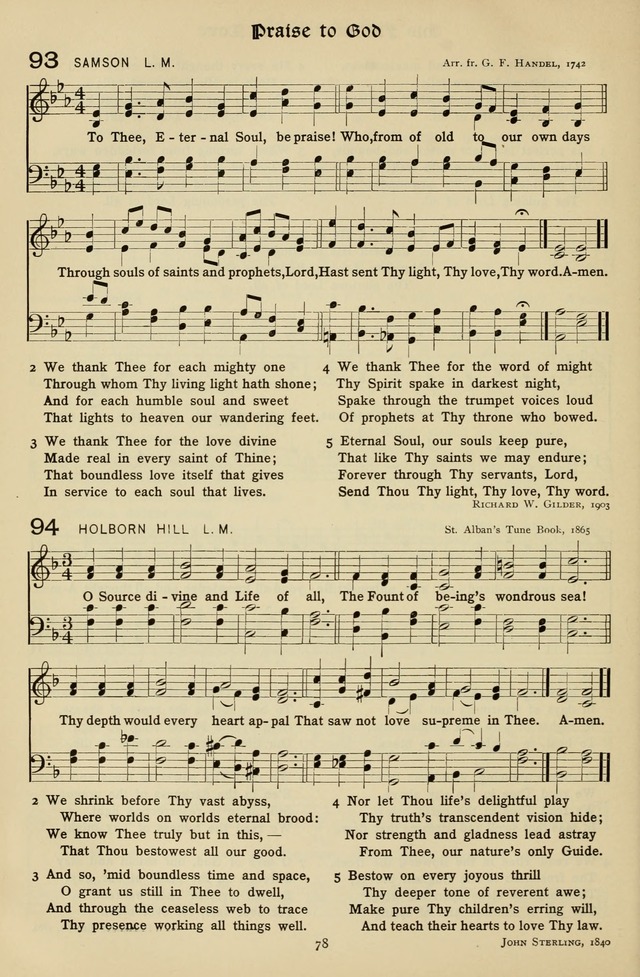 The Hymnal of Praise page 79