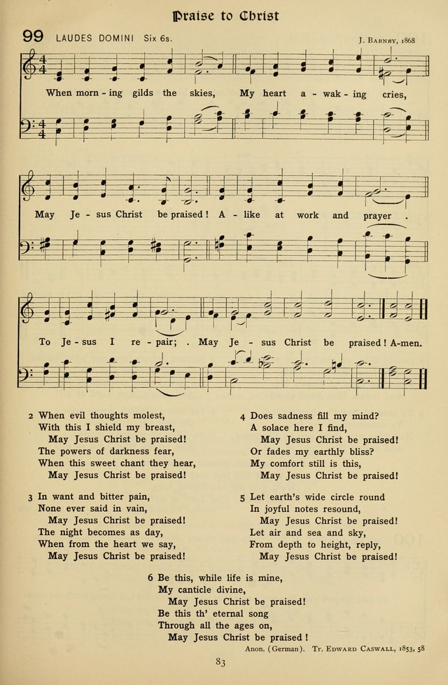 The Hymnal of Praise page 84
