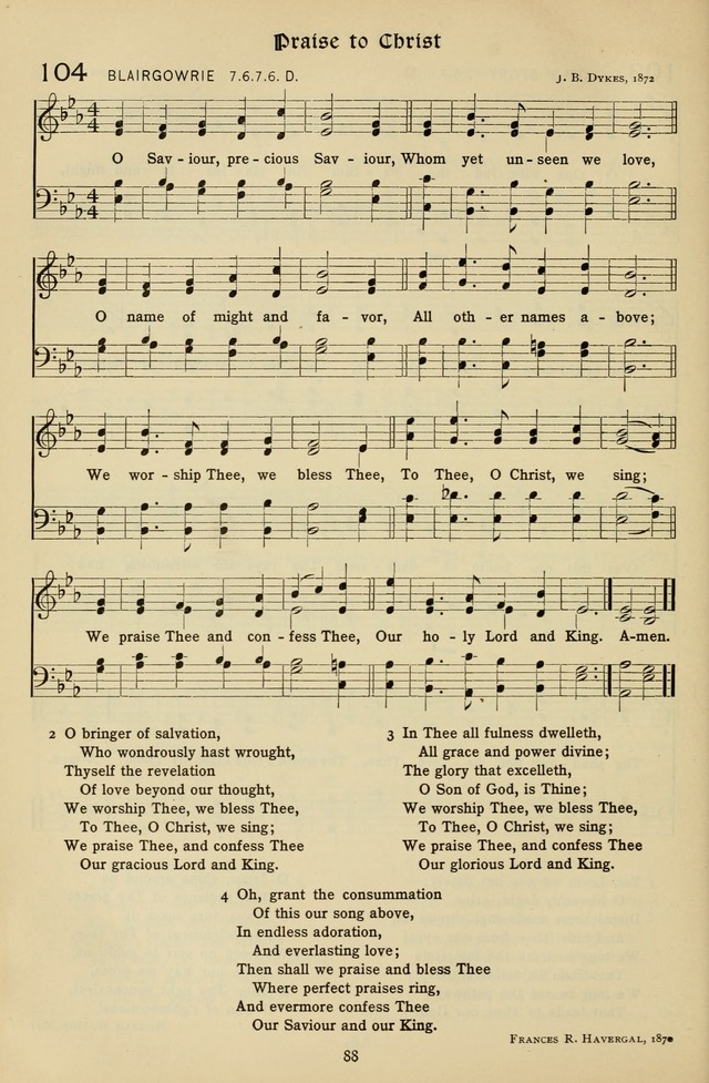 The Hymnal of Praise page 89