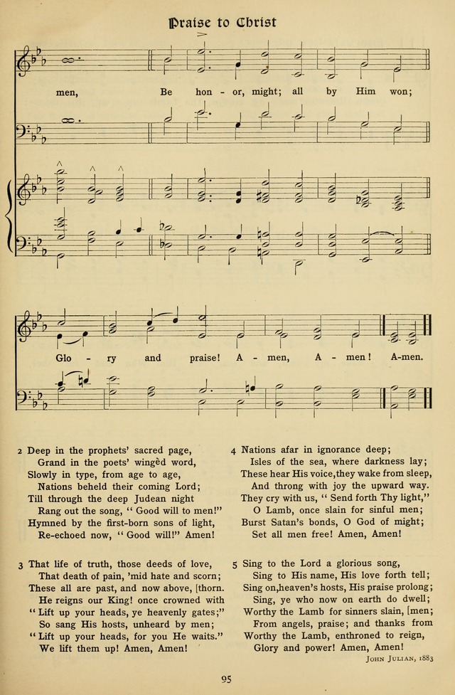 The Hymnal of Praise page 96