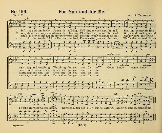 Hymns of Praise with Tunes: selected for use in Sunday school, prayer meeting, and home circle page 134