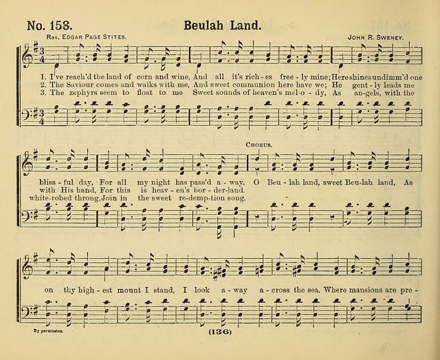 Hymns of Praise with Tunes: selected for use in Sunday school, prayer meeting, and home circle page 136