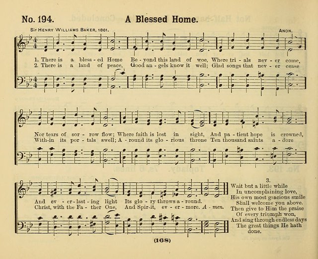 Hymns of Praise with Tunes: selected for use in Sunday school, prayer meeting, and home circle page 168