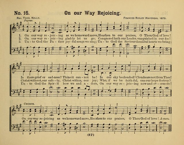 Hymns of Praise with Tunes: selected for use in Sunday school, prayer meeting, and home circle page 17