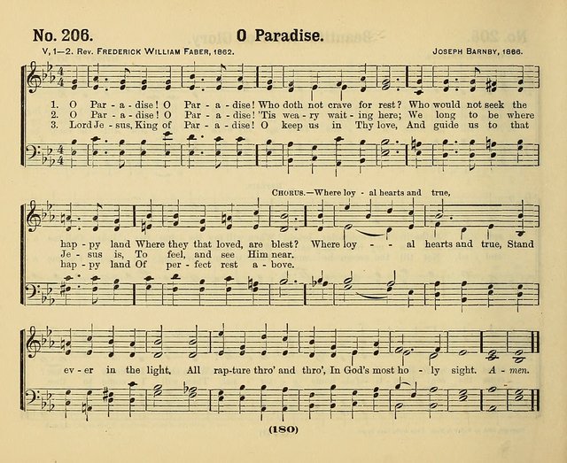 Hymns of Praise with Tunes: selected for use in Sunday school, prayer meeting, and home circle page 180