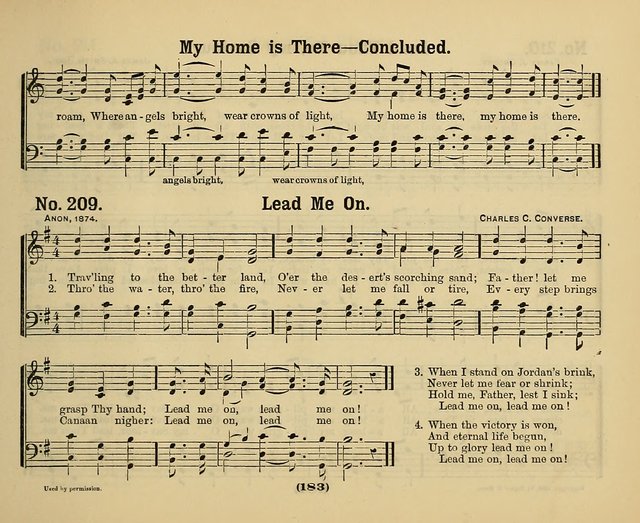 Hymns of Praise with Tunes: selected for use in Sunday school, prayer meeting, and home circle page 183