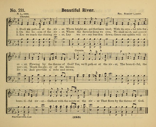 Hymns of Praise with Tunes: selected for use in Sunday school, prayer meeting, and home circle page 185