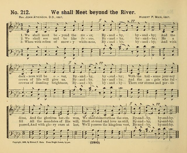 Hymns of Praise with Tunes: selected for use in Sunday school, prayer meeting, and home circle page 186