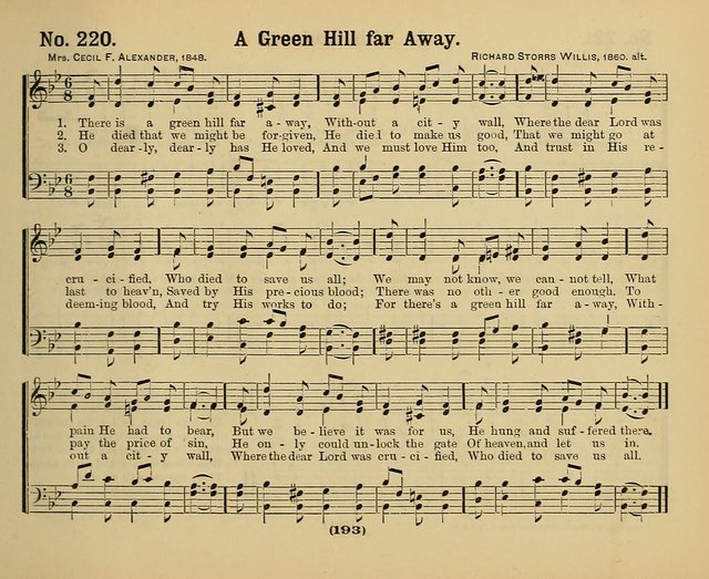 Hymns of Praise with Tunes: selected for use in Sunday school, prayer meeting, and home circle page 193