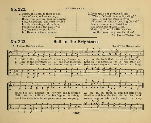 Hymns of Praise with Tunes: selected for use in Sunday school, prayer meeting, and home circle page 195