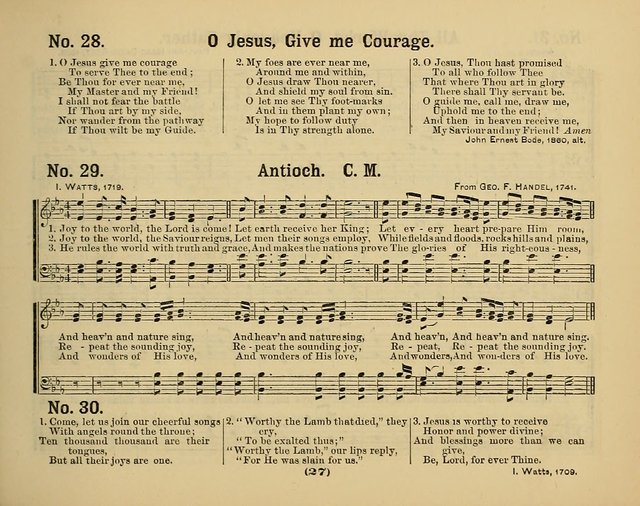Hymns of Praise with Tunes: selected for use in Sunday school, prayer meeting, and home circle page 27