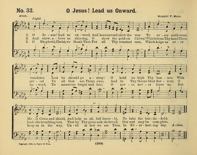 Hymns of Praise with Tunes: selected for use in Sunday school, prayer meeting, and home circle page 30