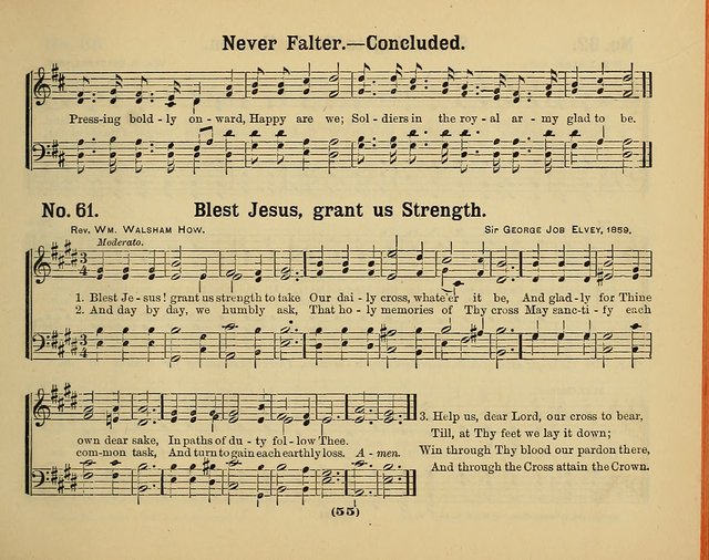 Hymns of Praise with Tunes: selected for use in Sunday school, prayer meeting, and home circle page 55