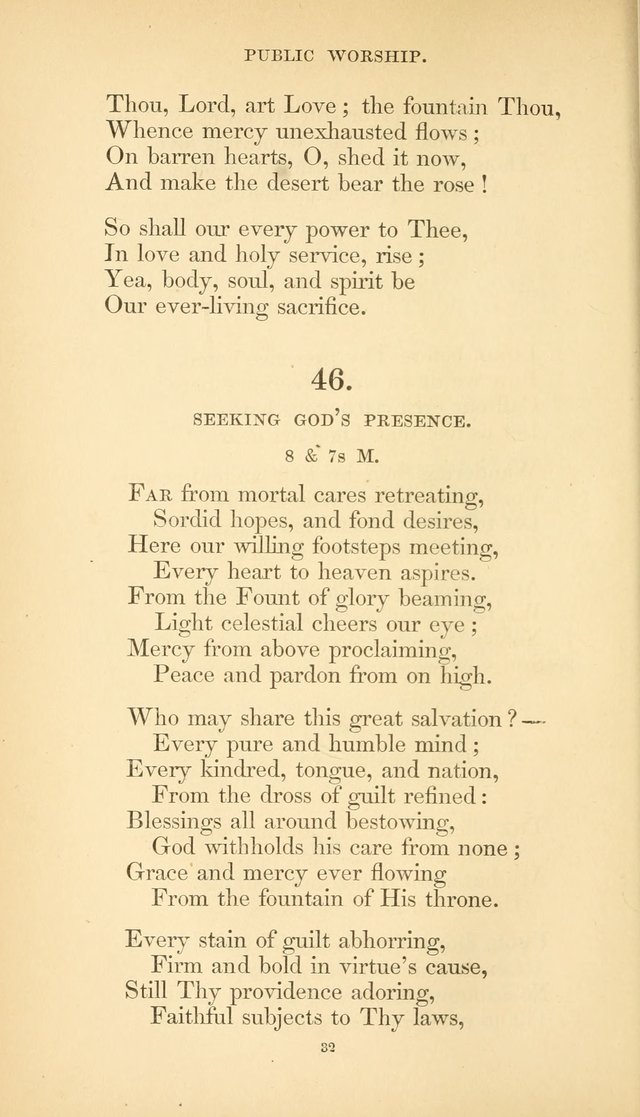 Hymns of the Spirit page 40