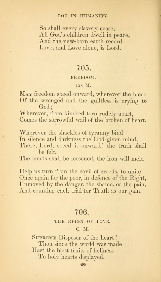 Hymns of the Spirit page 498
