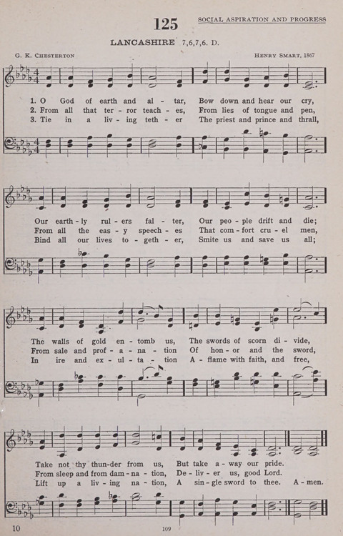 Hymns of the United Church page 109