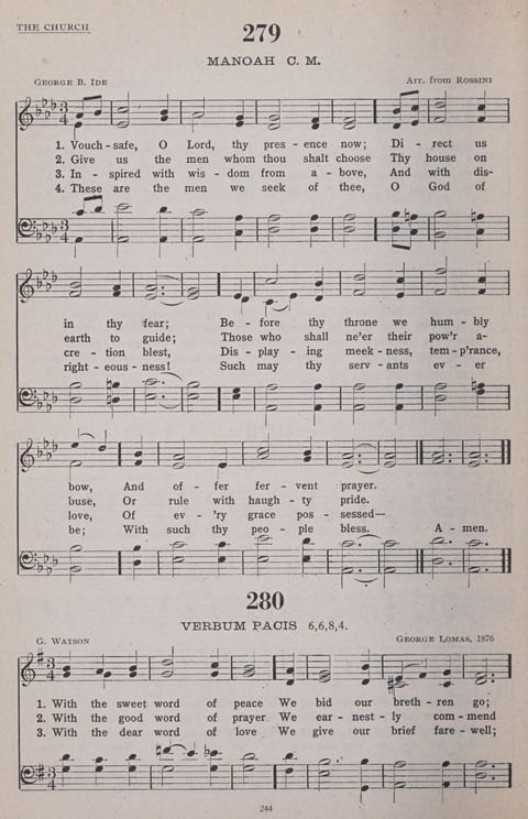 Hymns of the United Church page 244